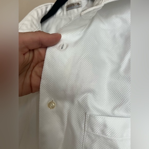 Peter Millar Men's White Button Down Shirt Size 16R - Picture 8 of 8